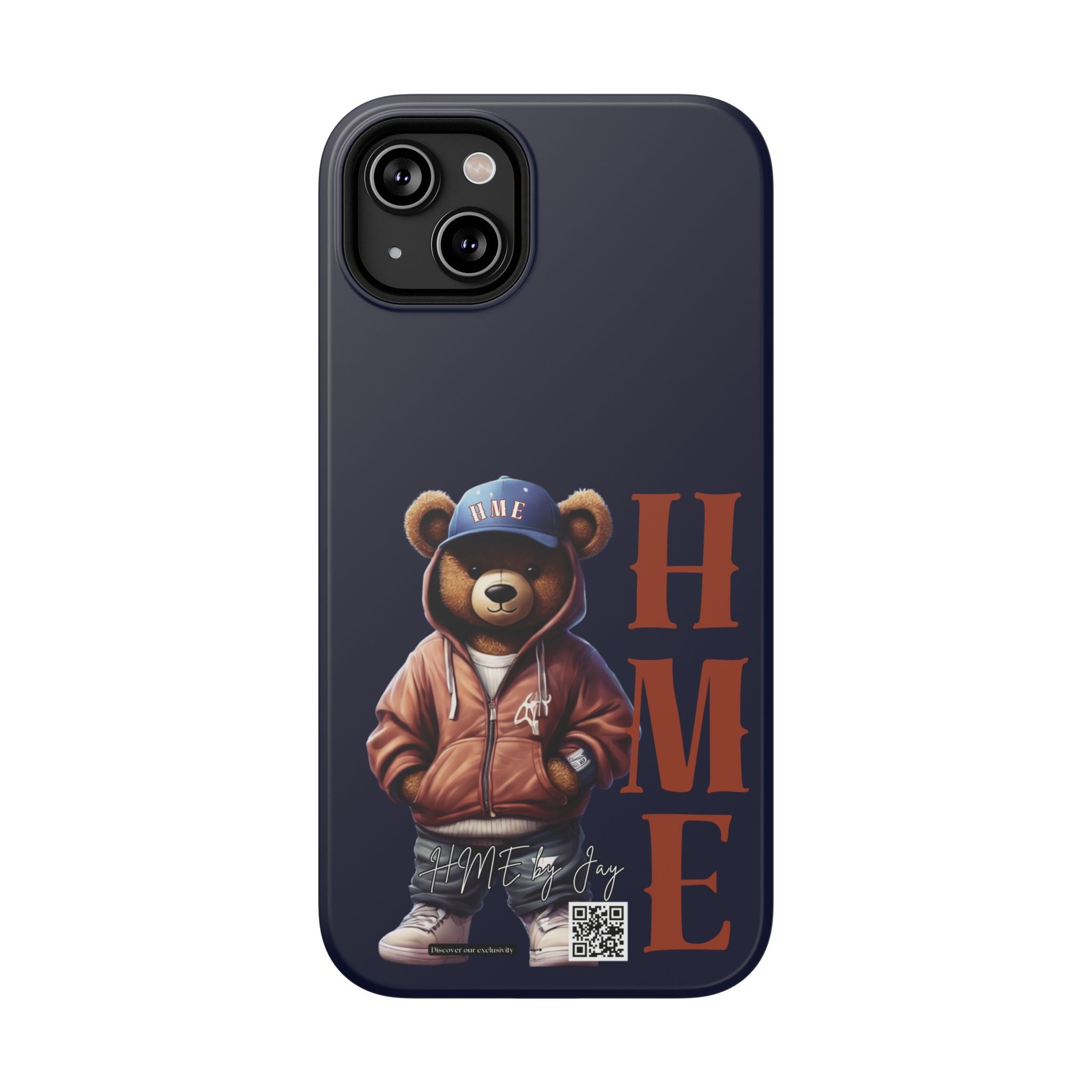 Phone Cases - HME Bear Logo Collection in Navy