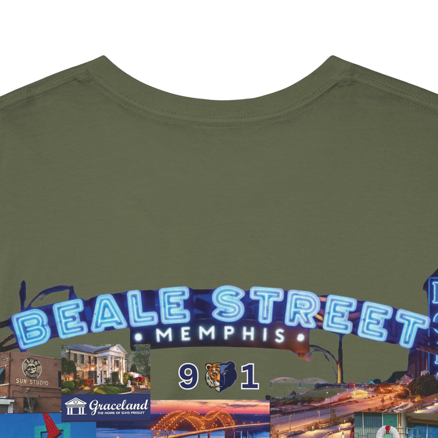 HME Rep Yo City (Memphis) 901 Collection Unisex Heavy Cotton Tee