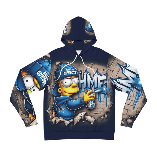 Fashion Hoodie for Dallas Cowboys and Bart Simpson Fans