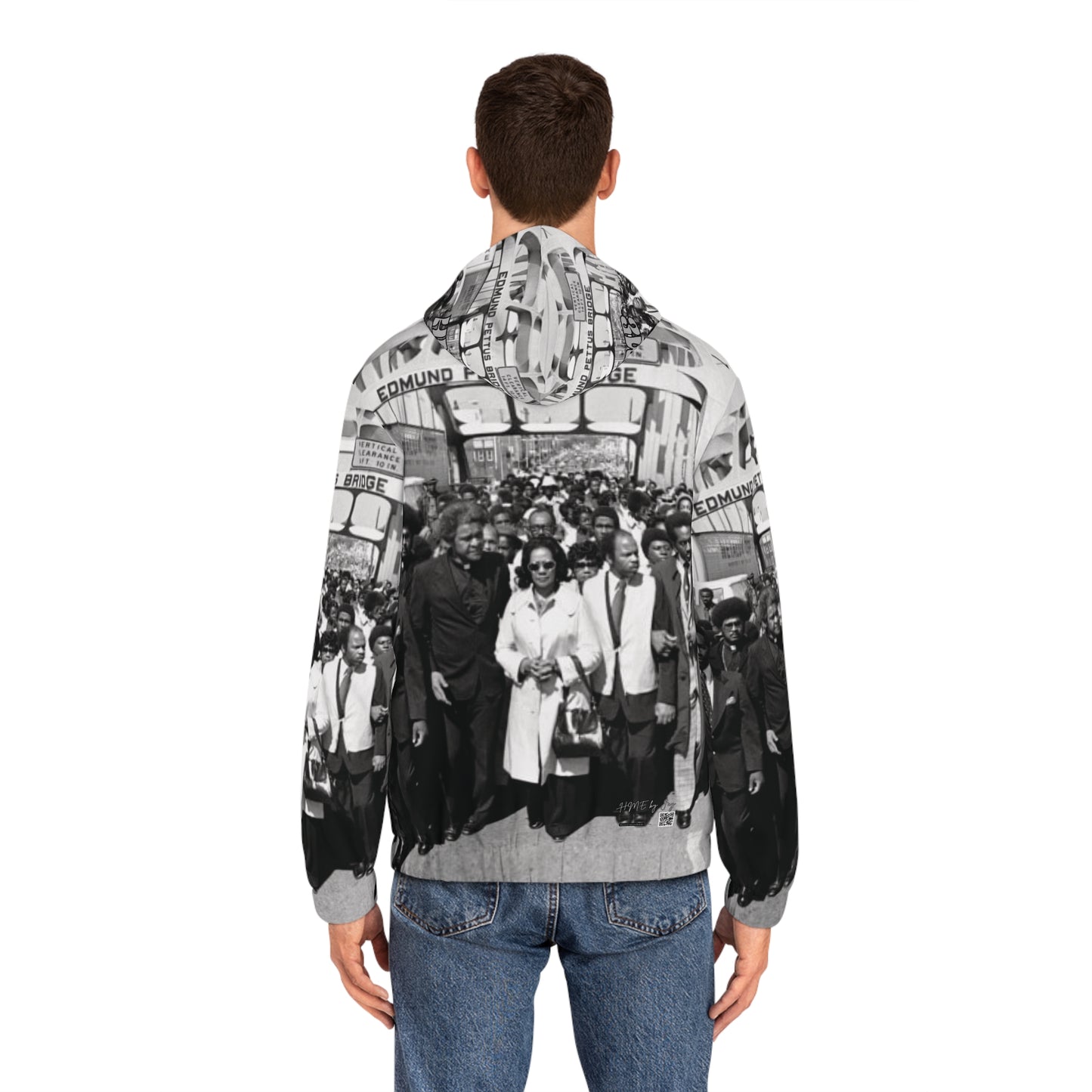 Zip Hoodie 1965 Selma's Bloody Sunday John Lewis Civil Rights March Design