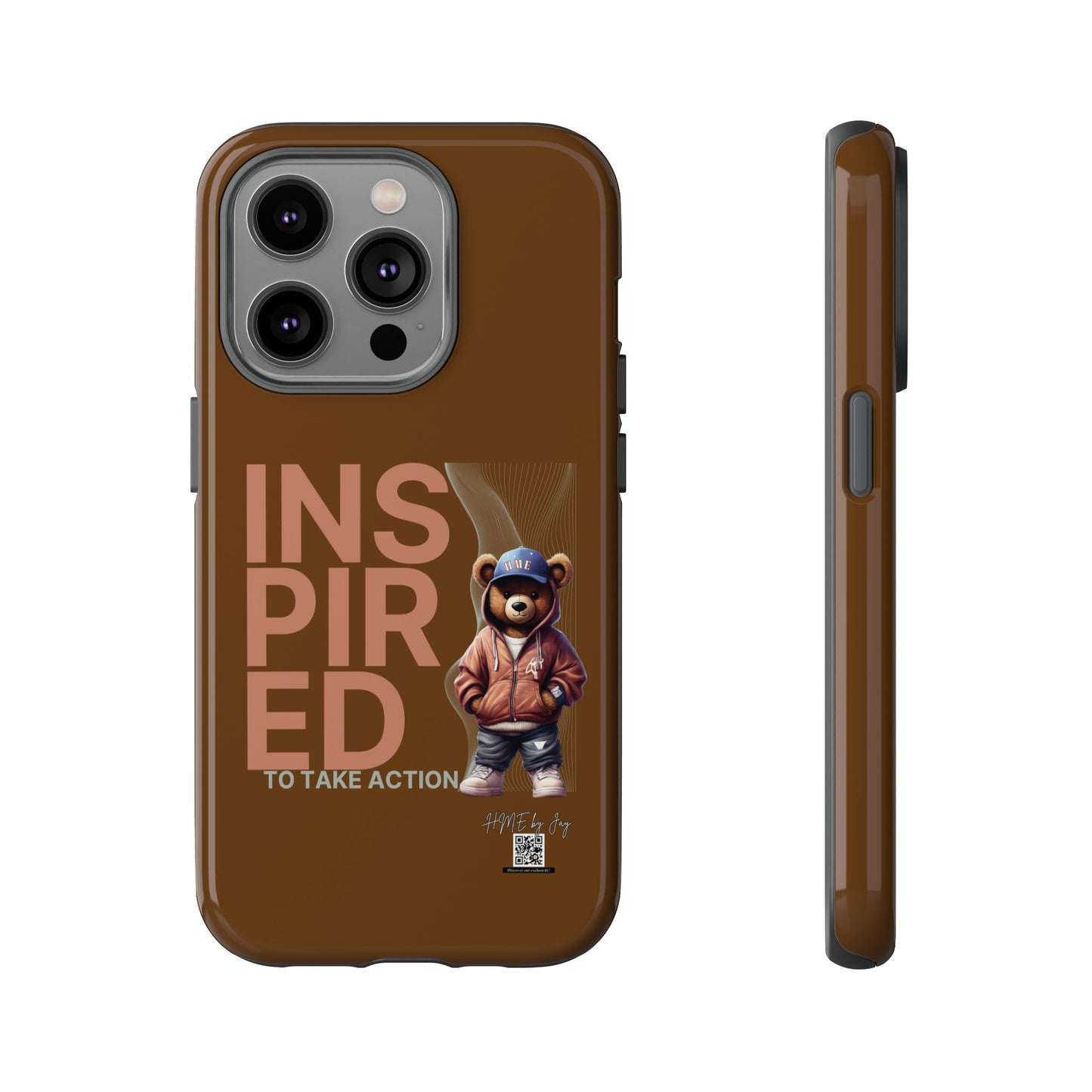 Phone Case - HME Bear Logo, Inspired to take action