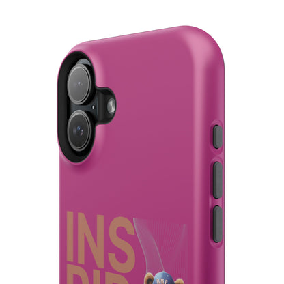 Phone Cases - HME Logo Bear, Inspired to take action Pink