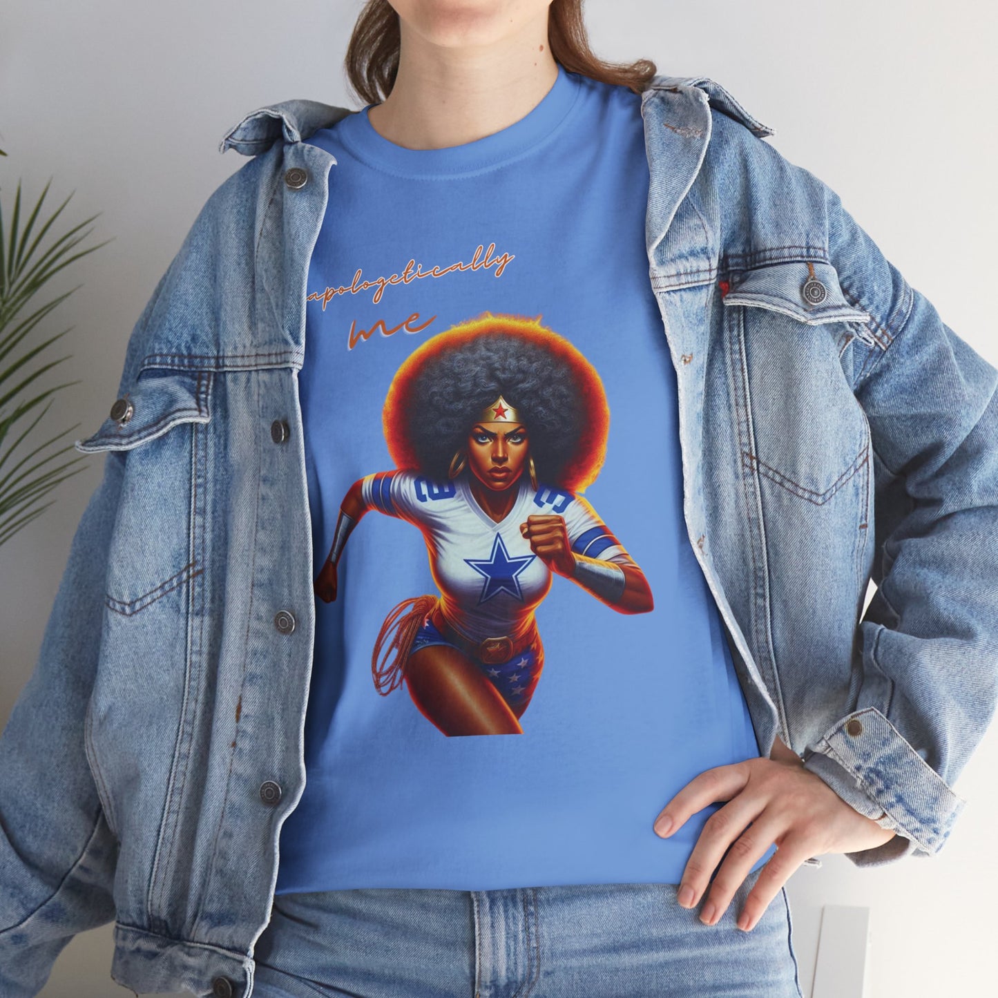 HME Dallas Wonder Woman Unapologetically Unisex Heavy Cotton Tee