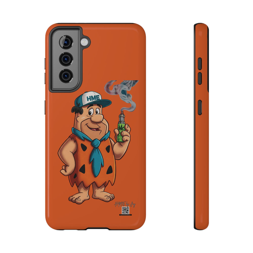 Phone Case - 420 Fred Flintstone with his THC Vape Pen Design