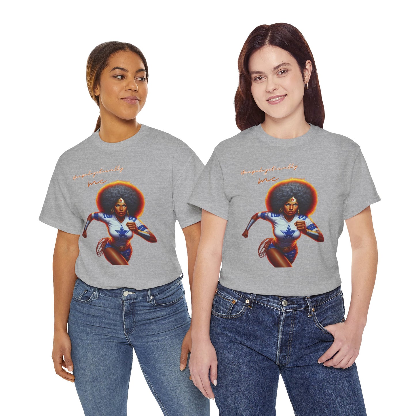 HME Dallas Wonder Woman Unapologetically Unisex Heavy Cotton Tee