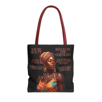 Tote Bag Ahnye's Melanin Collection You're Unstoppable