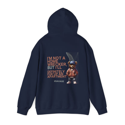 HME Bear Logo Hoodie - I'm not a Home Wrecker Design