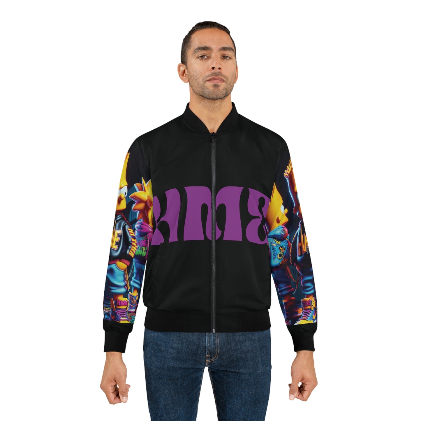 HME BART and twin Men's Bomber Jacket (AOP)