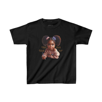 Ahnye’s Melanin Collection If you can think it Kids Heavy Cotton™ Tee