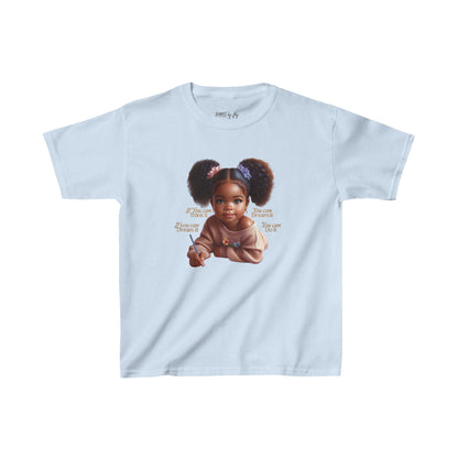 Ahnye’s Melanin Collection If you can think it Kids Heavy Cotton™ Tee