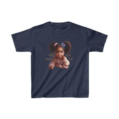Ahnye’s Melanin Collection If you can think it Kids Heavy Cotton™ Tee