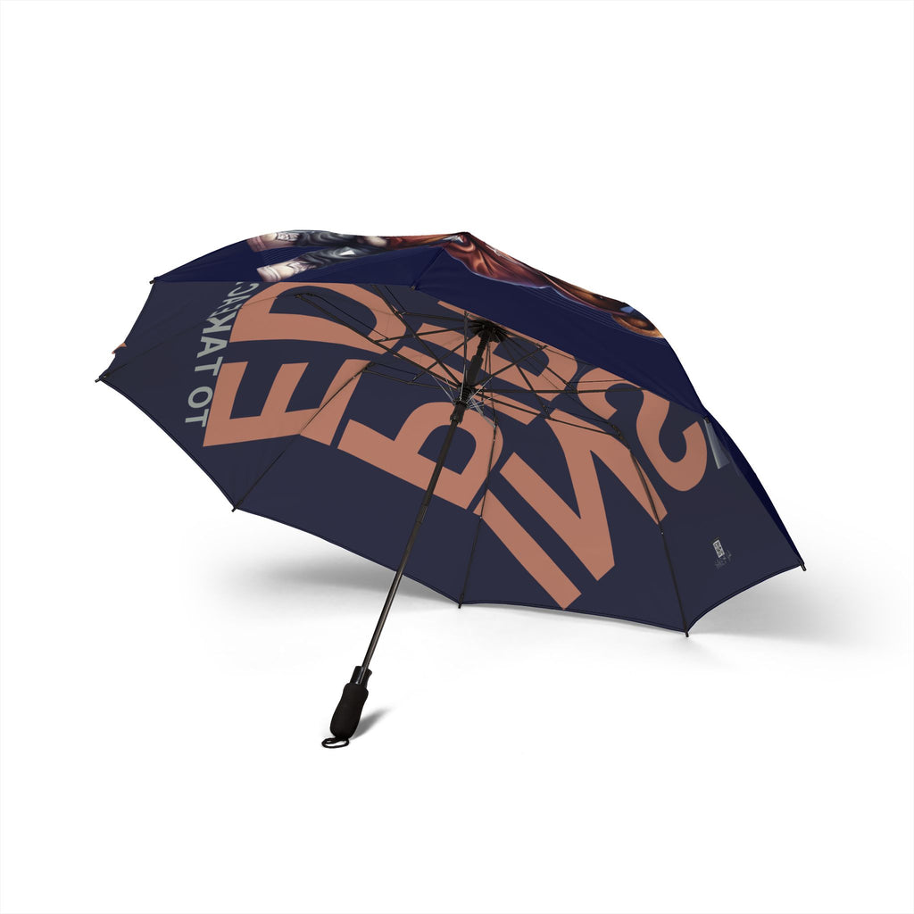 Umbrella Bear Logo Collection Foldable Umbrella - Take Action Inspirational Design