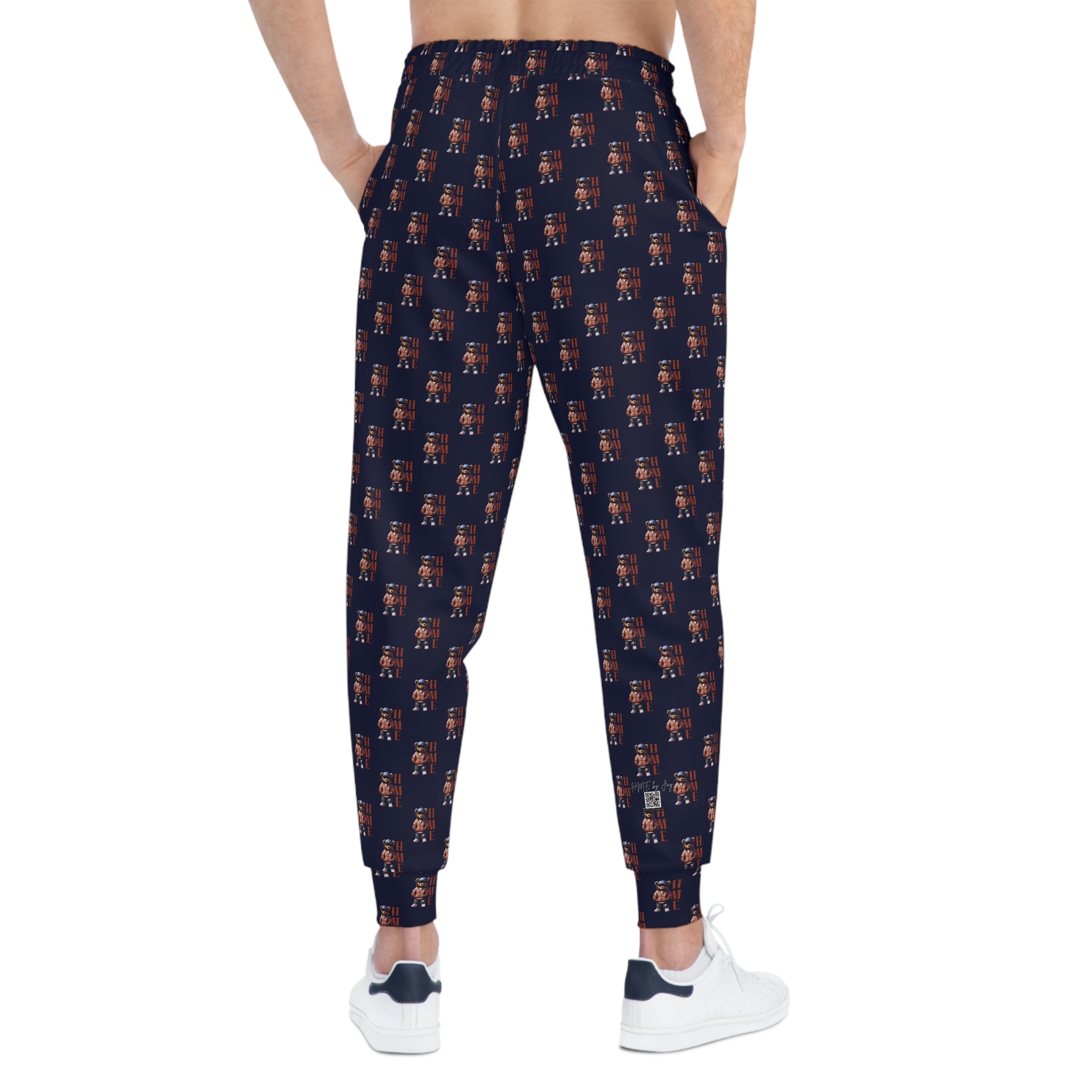 Athletic Joggers - HME Bear Logo All Over