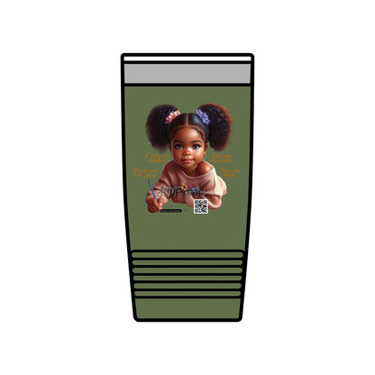 Ahnye’s Melanin Collection If you can dream it Insulated Tumbler, 20oz
