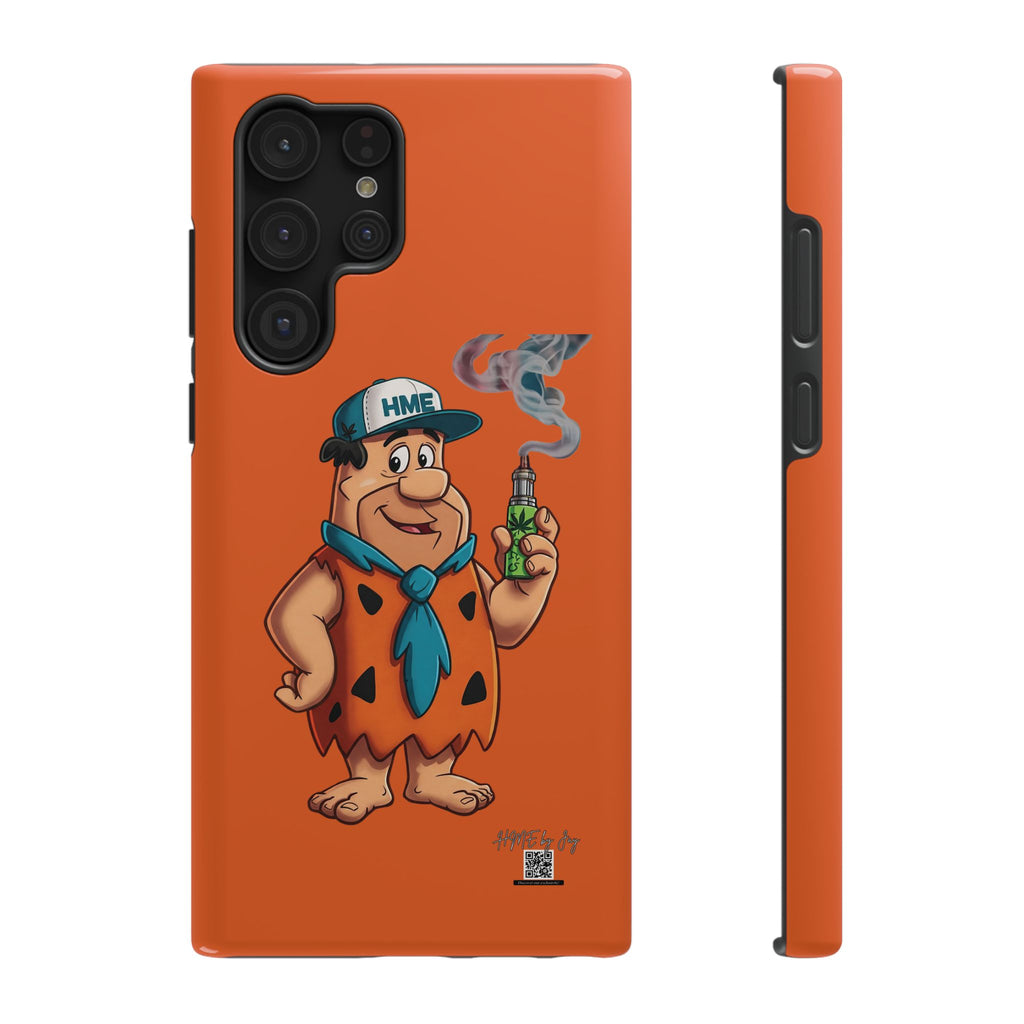 Phone Case - 420 Fred Flintstone with his THC Vape Pen Design