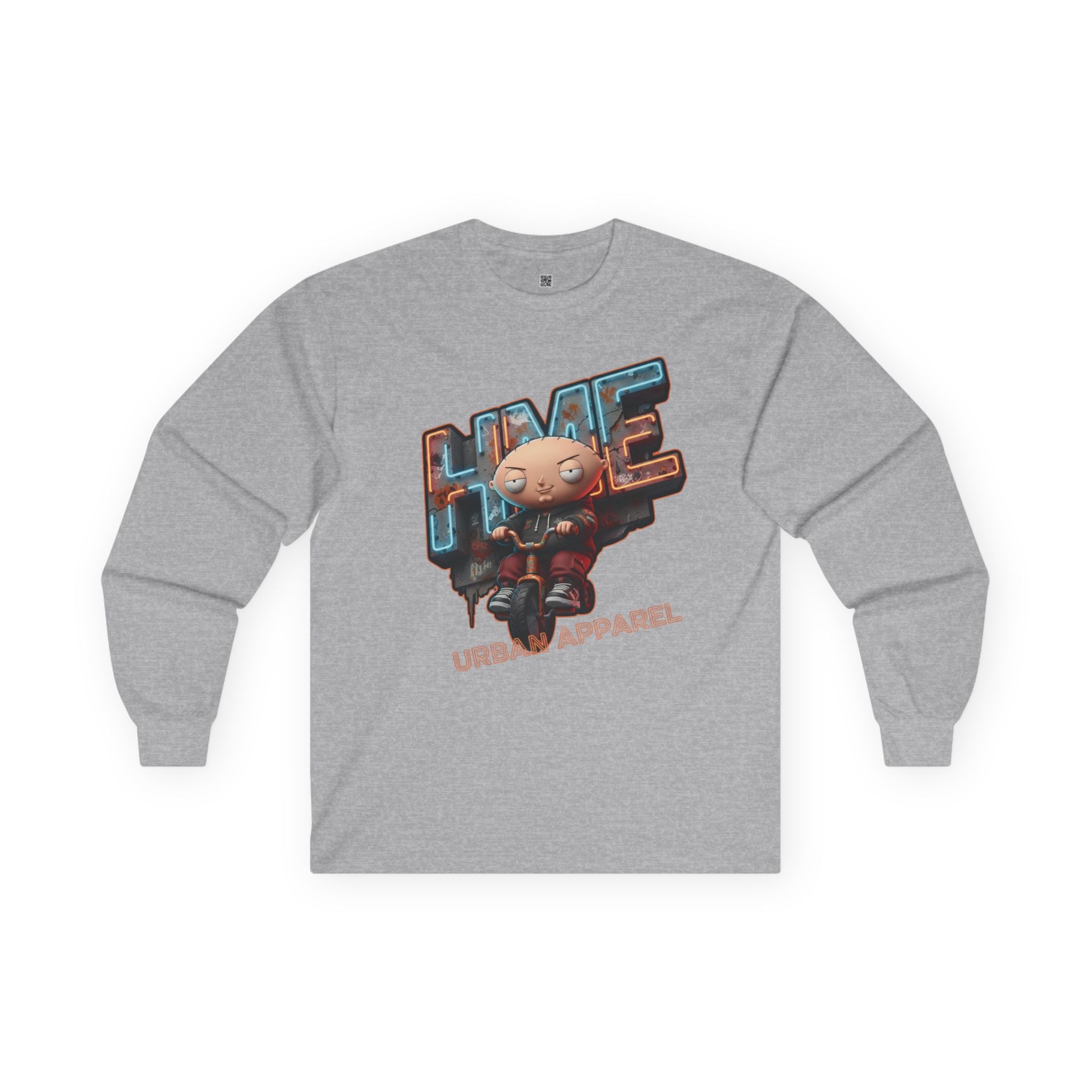 Stewie Griffin Urban Streetwear Long Sleeve Tee