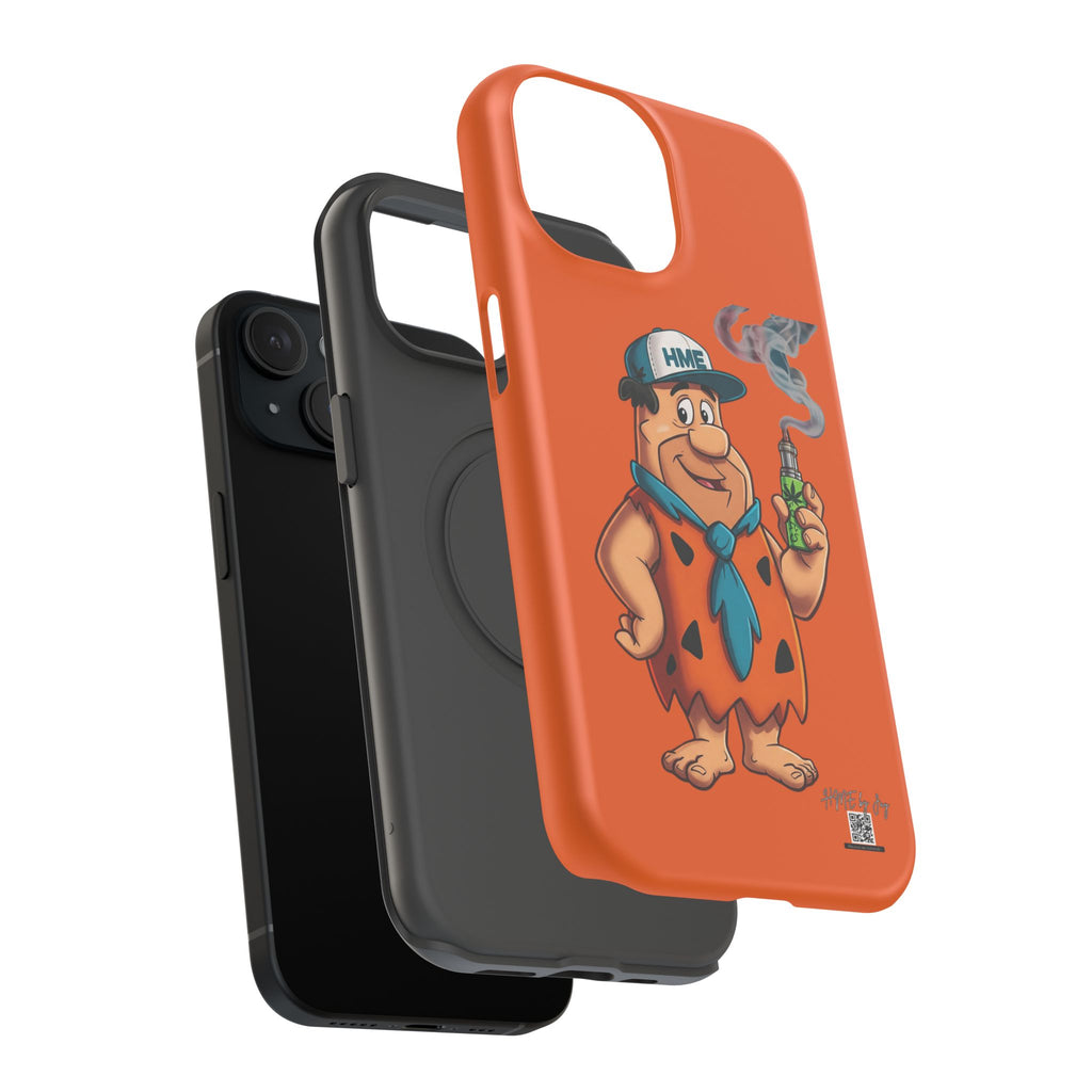 Phone Case - 420 Fred Flintstone with his THC Vape Pen Design