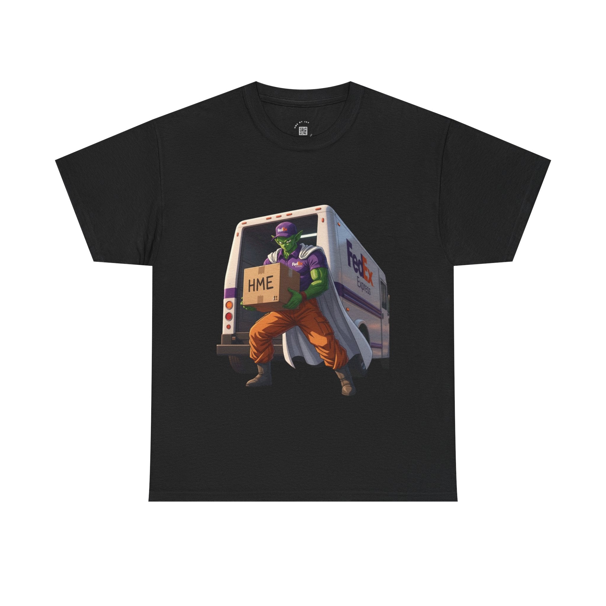 Anime Graphic Tee - Dragon Ball Z Piccolo FedEx Delivery