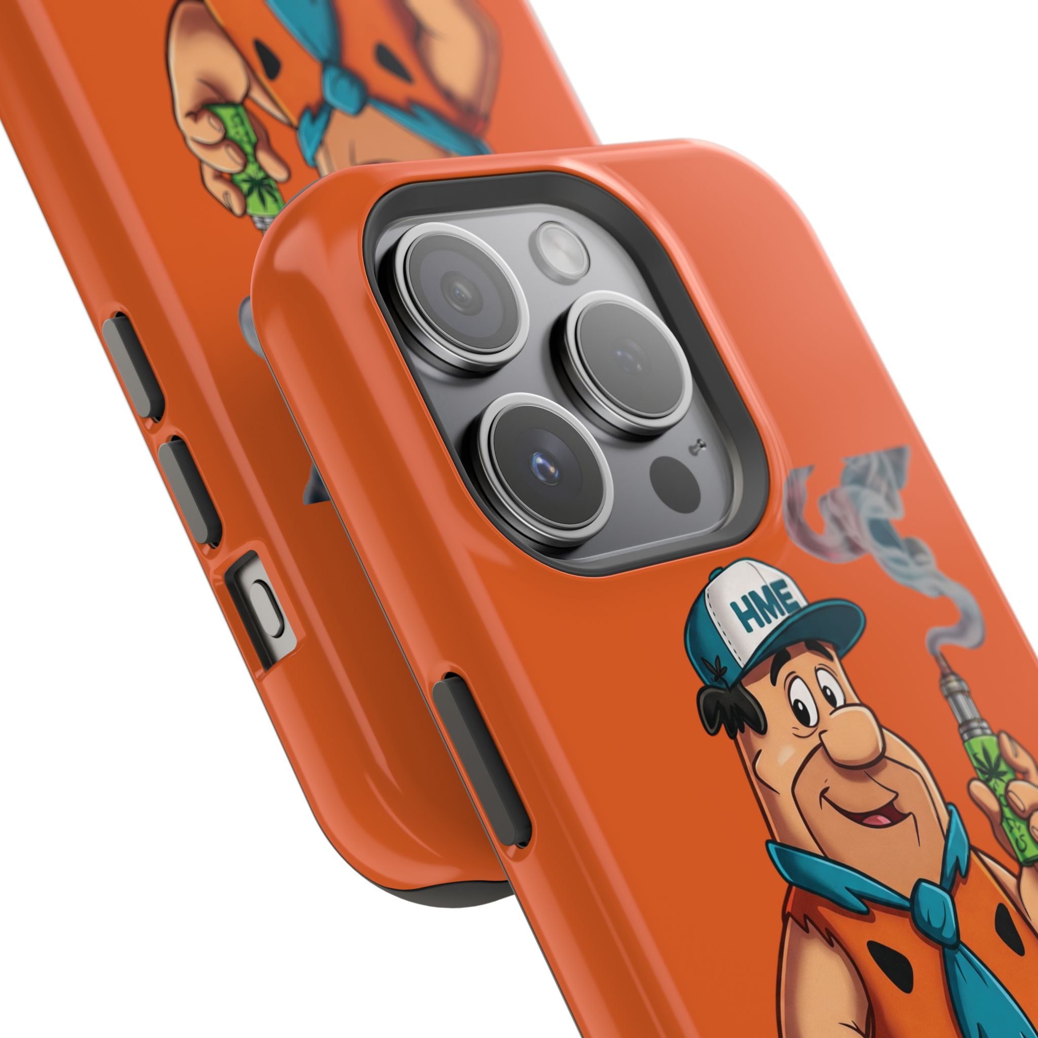 Phone Case - 420 Fred Flintstone with his THC Vape Pen Design