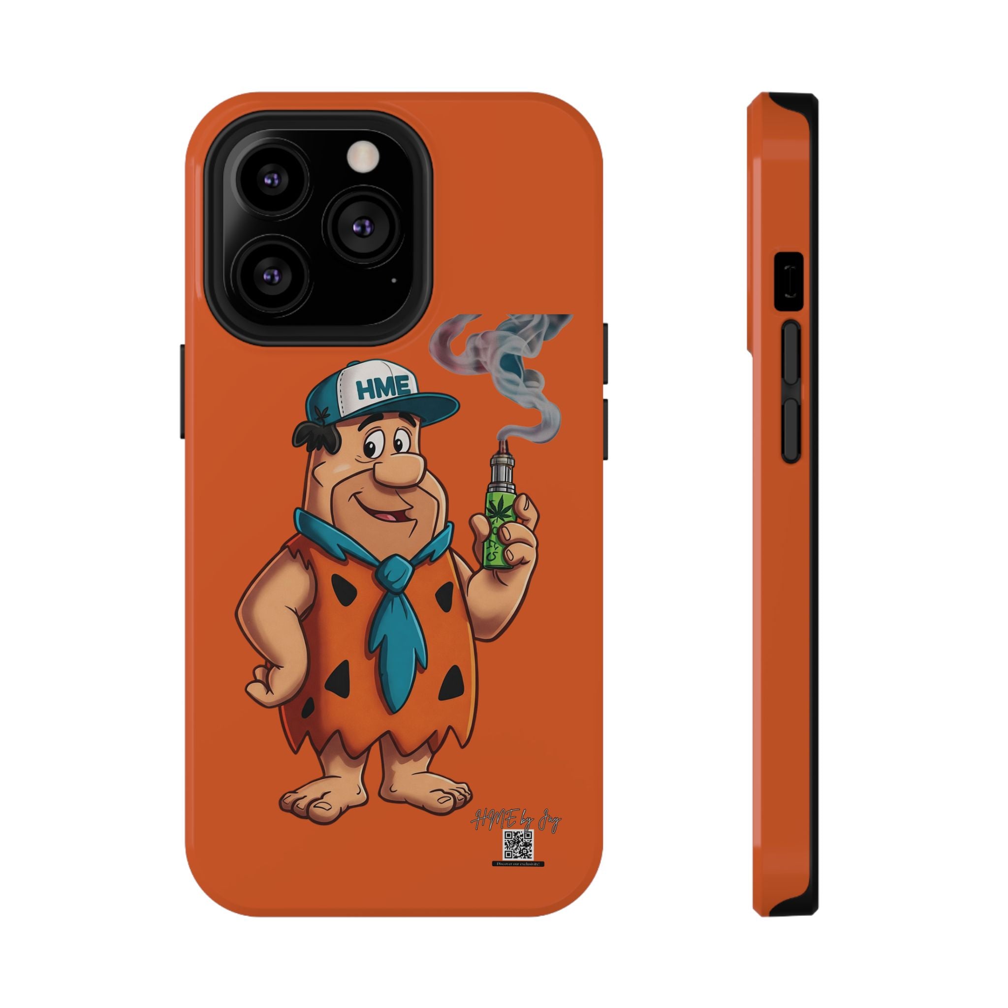 Phone Case - 420 Fred Flintstone with his THC Vape Pen Design