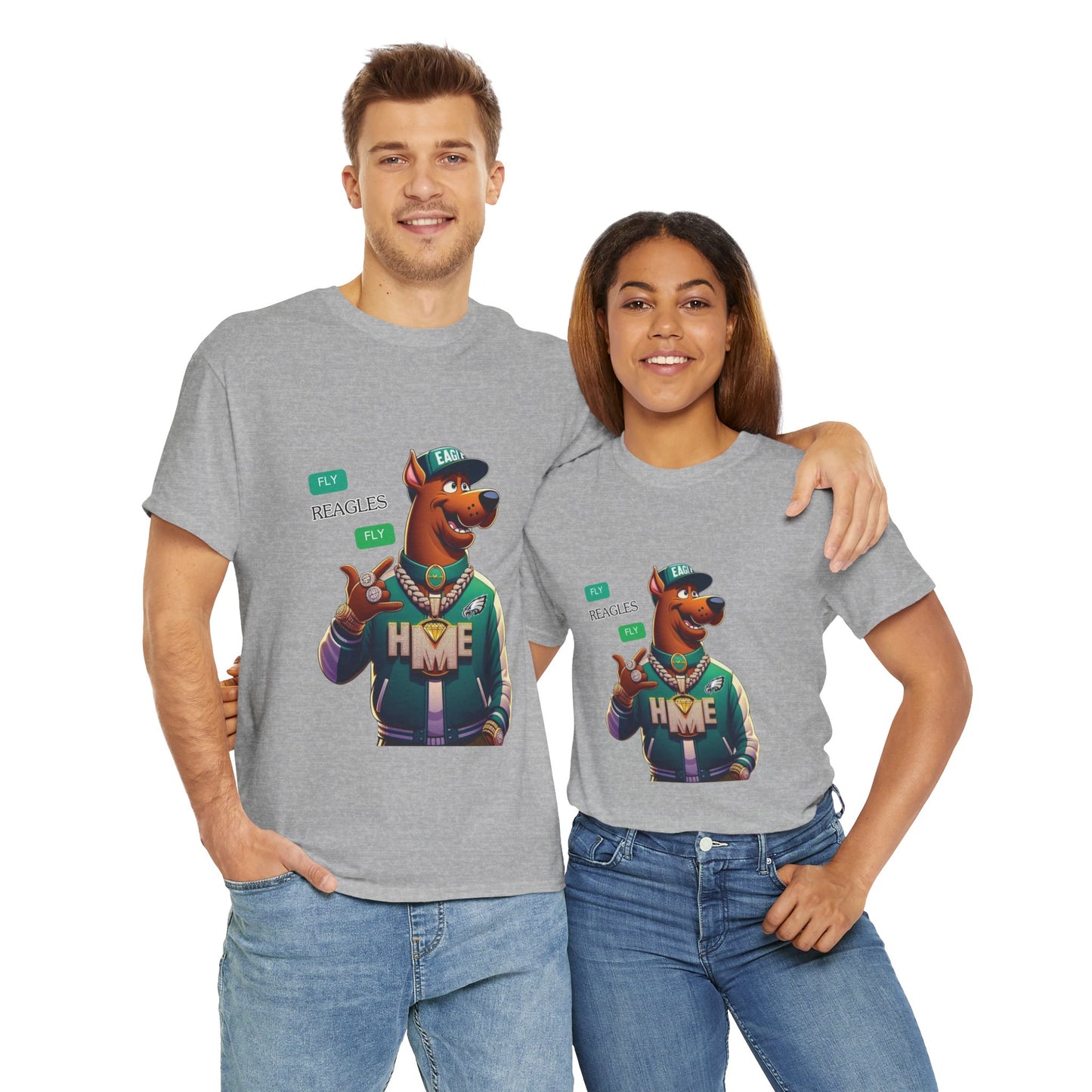 HME Scooby Doo Eagles Unisex Heavy Cotton Tee