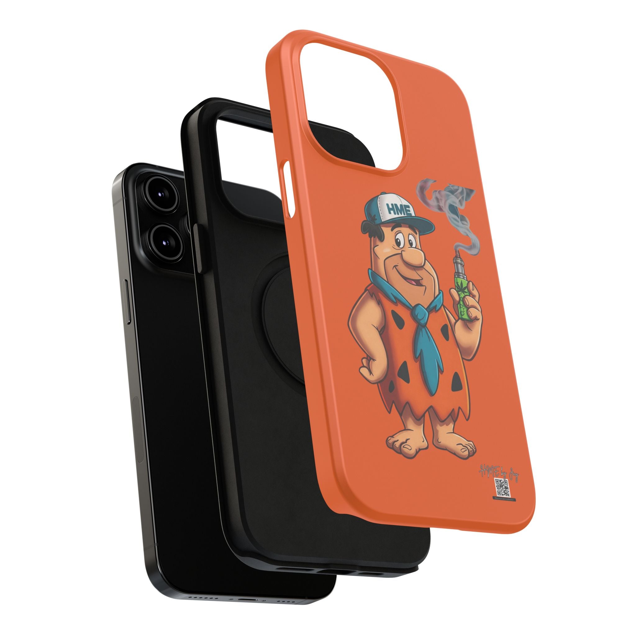 Phone Case - 420 Fred Flintstone with his THC Vape Pen Design