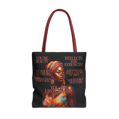 Tote Bag Ahnye's Melanin Collection You're Unstoppable