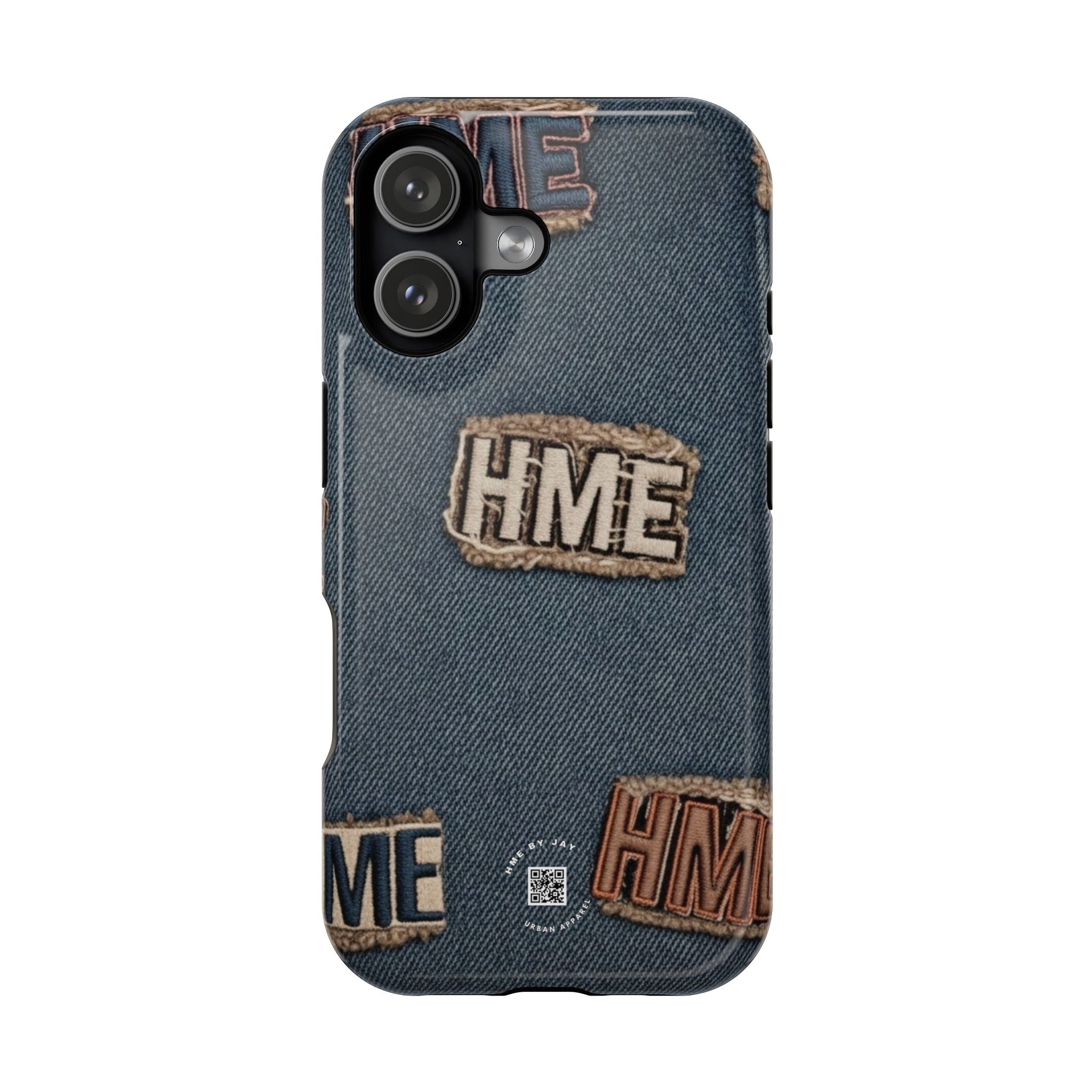 Denim HME Magnetic Impact-Resistant Case