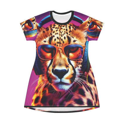 The Urban Cheetah Collection T-Shirt Dress