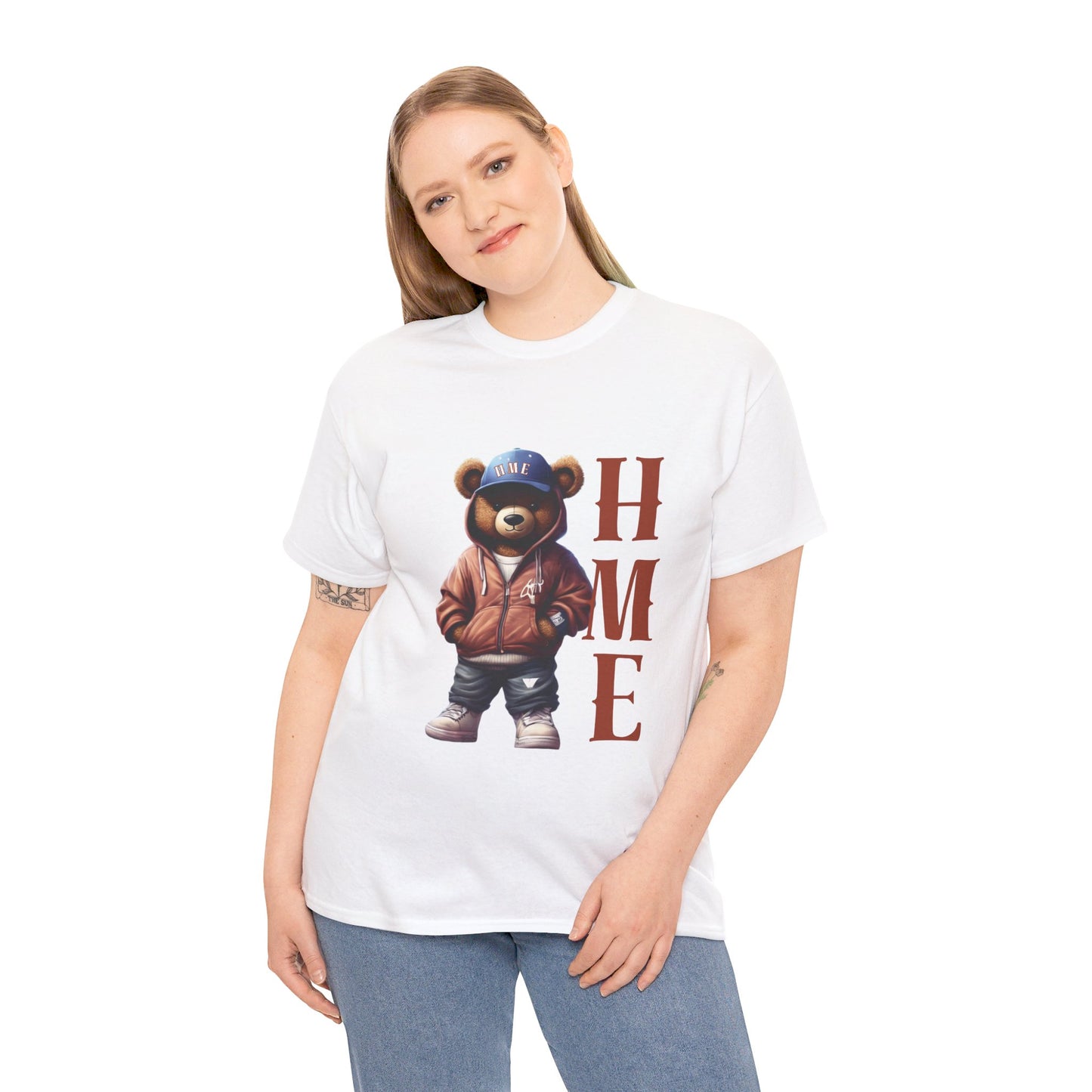 HME Bear Logo Collection Unisex Heavy Cotton Tee