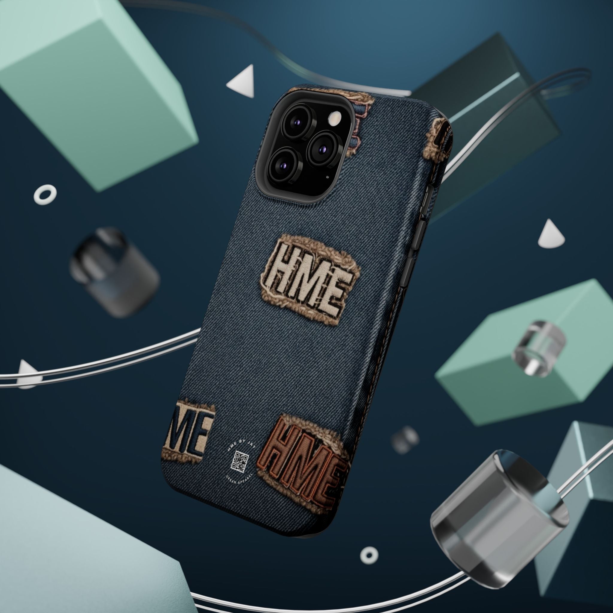 Denim HME Magnetic Impact-Resistant Case