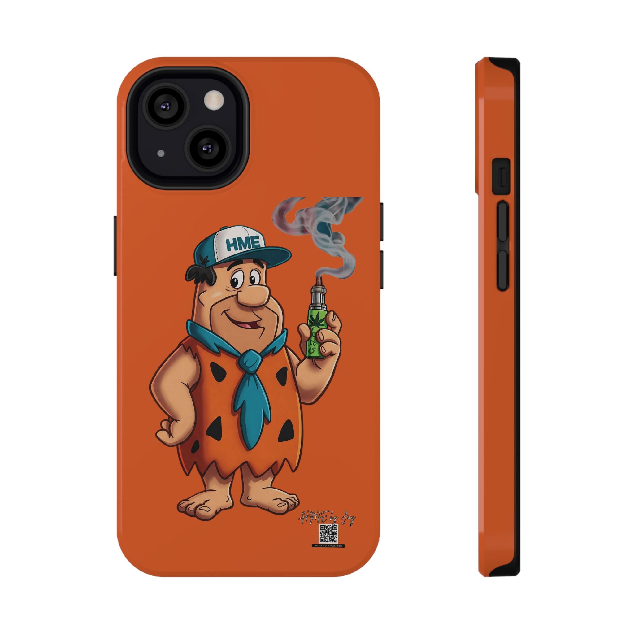 Phone Case - 420 Fred Flintstone with his THC Vape Pen Design