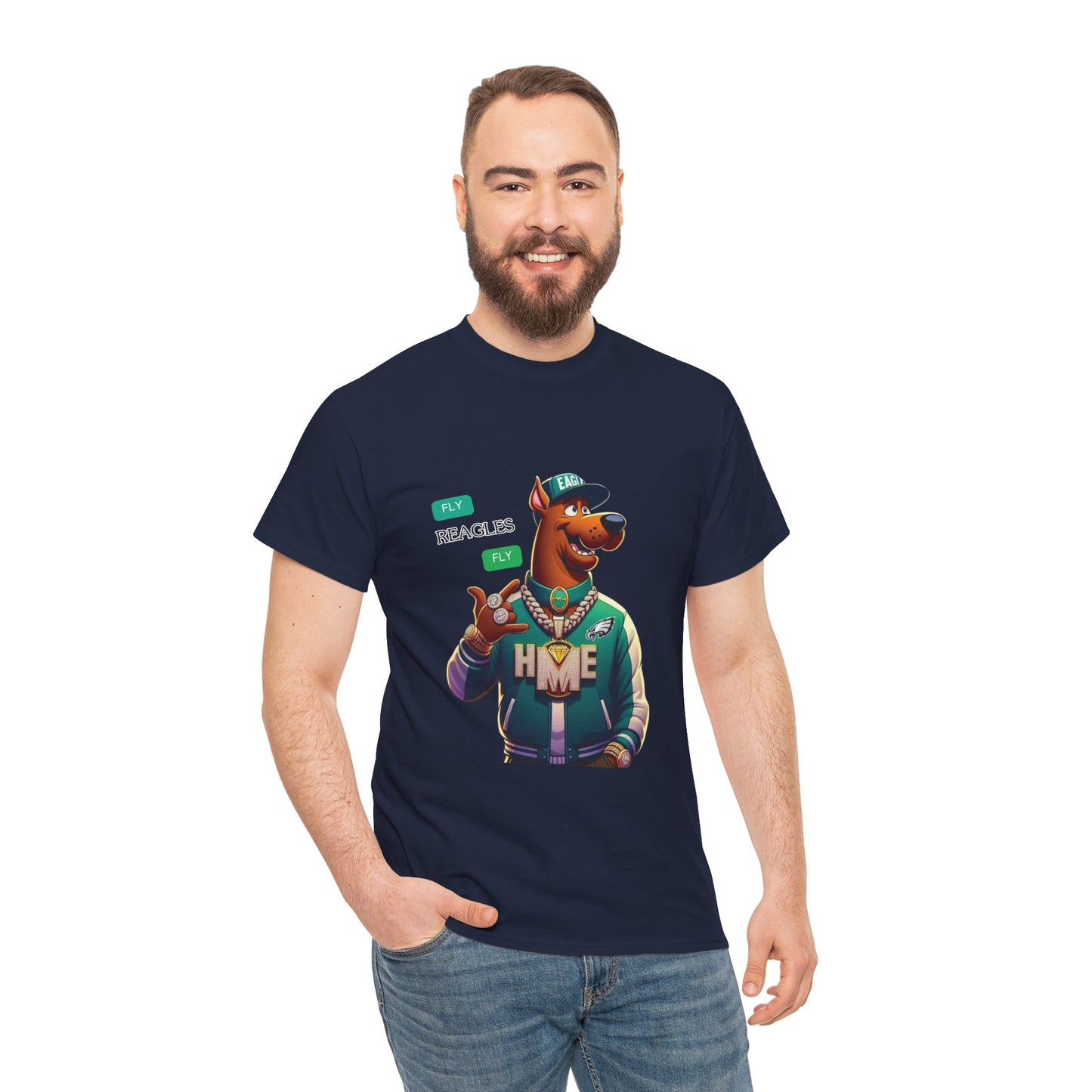 HME Scooby Doo Eagles Unisex Heavy Cotton Tee