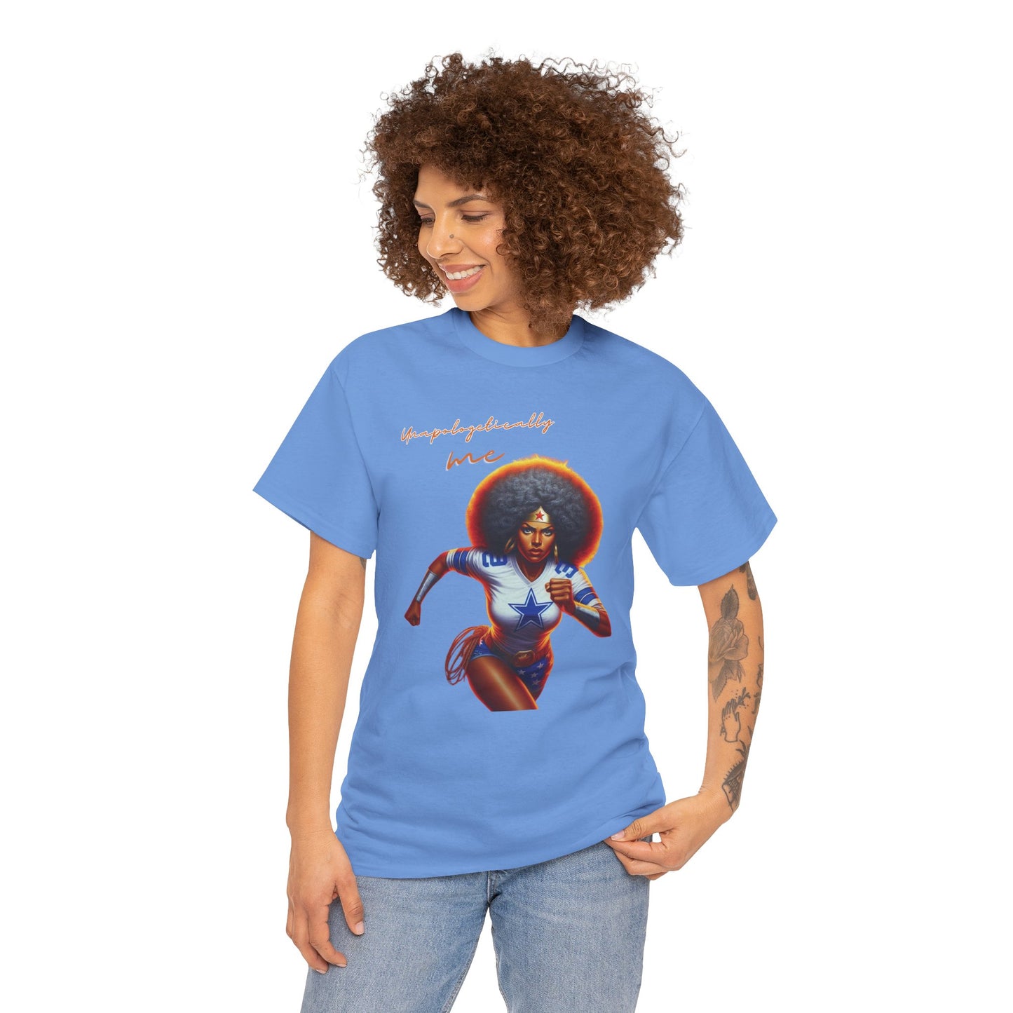 HME Dallas Wonder Woman Unapologetically Unisex Heavy Cotton Tee