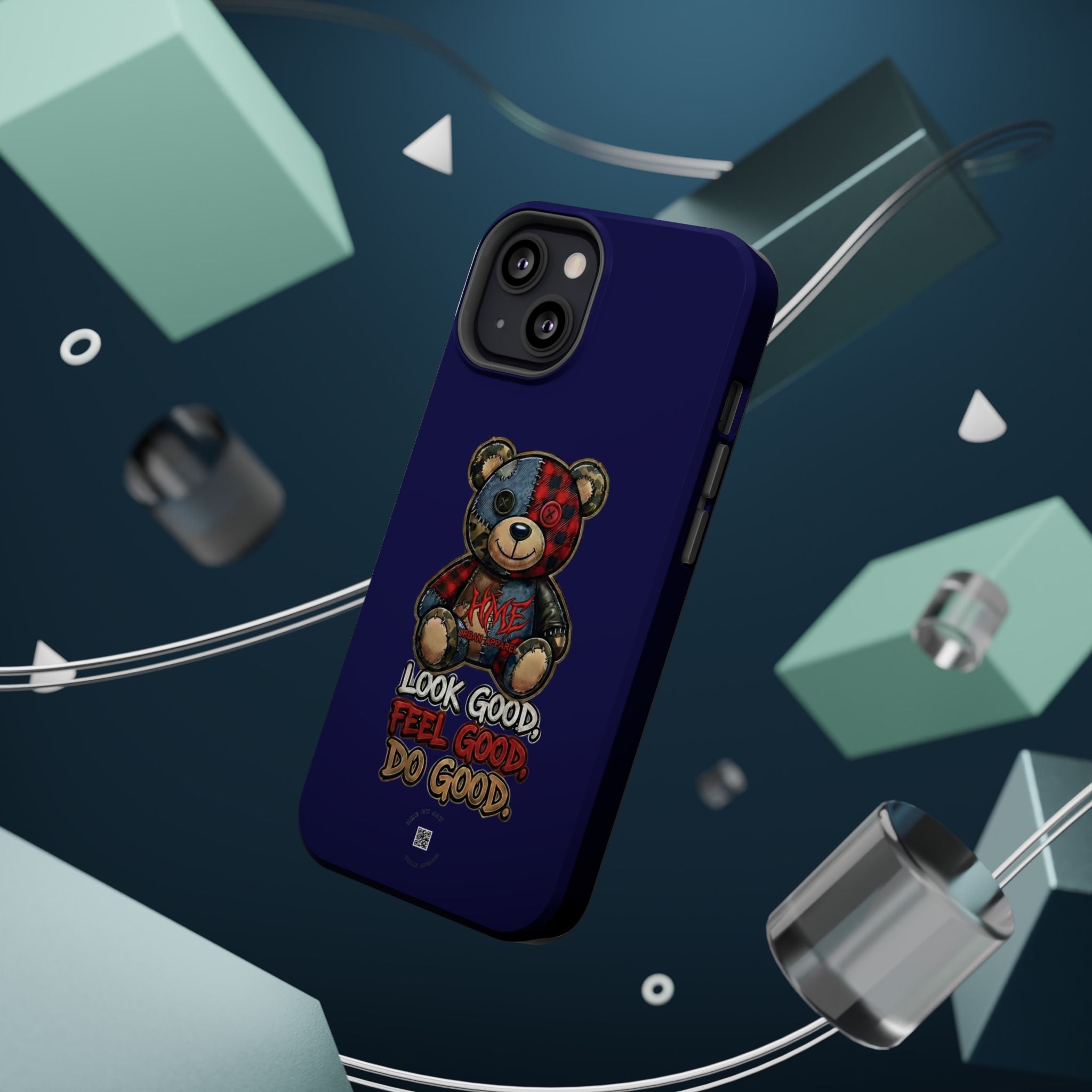 Phone Case — "Look Good, Feel Good, Do Good" Teddy Magnetic Impact-Resistant Case