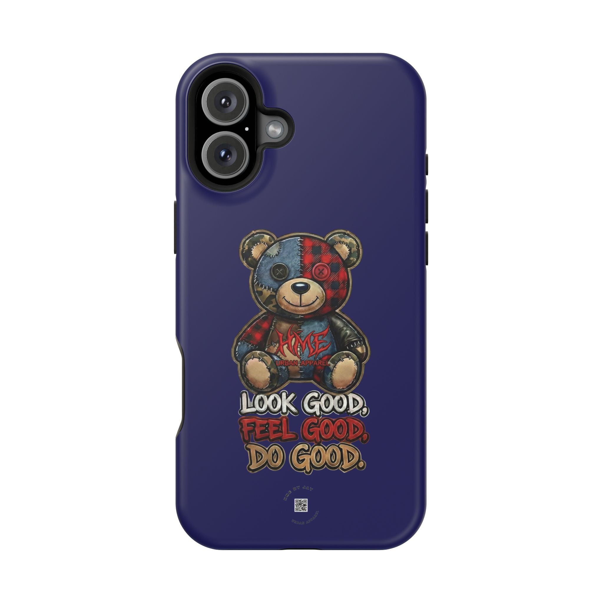 Phone Case — "Look Good, Feel Good, Do Good" Teddy Magnetic Impact-Resistant Case
