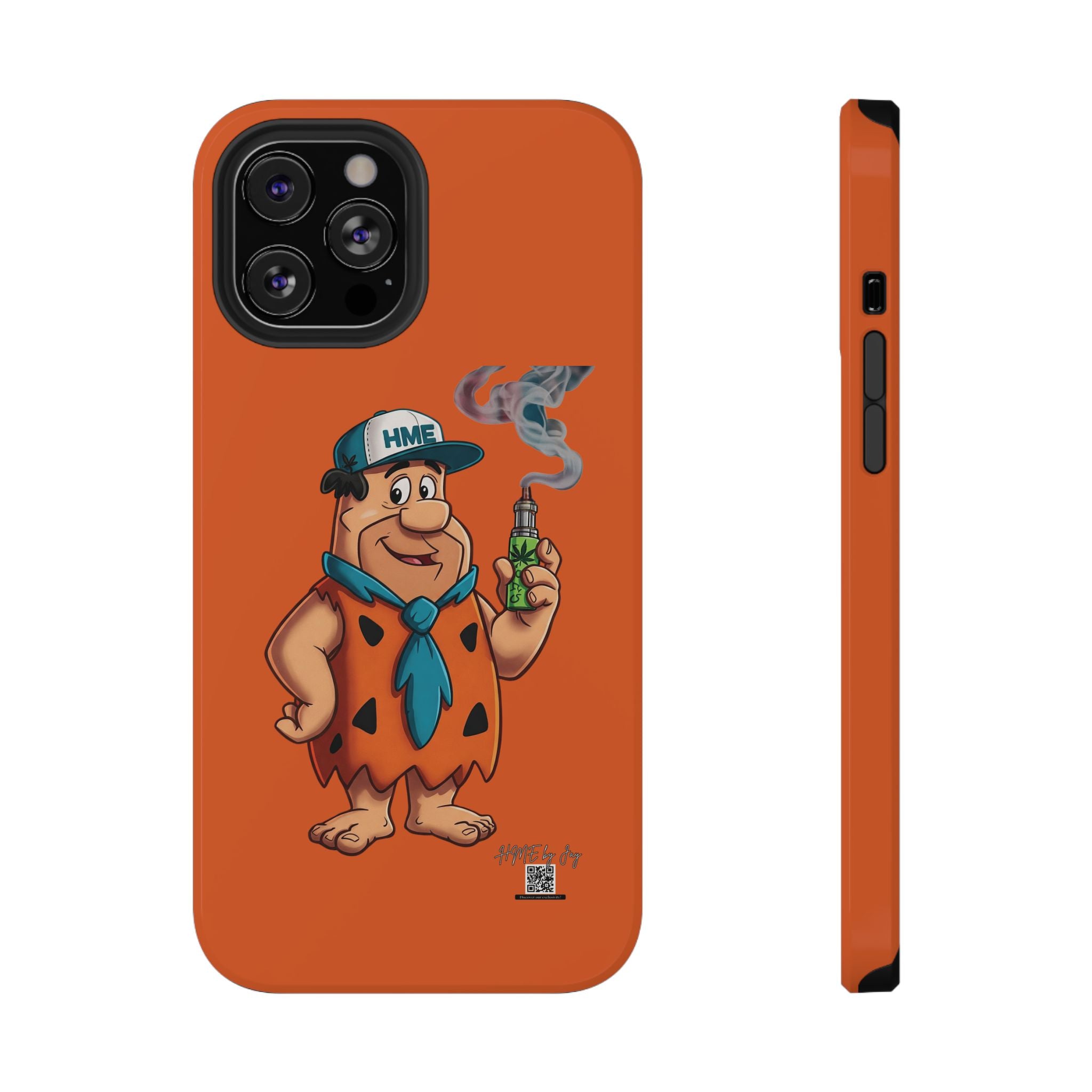 Phone Case - 420 Fred Flintstone with his THC Vape Pen Design