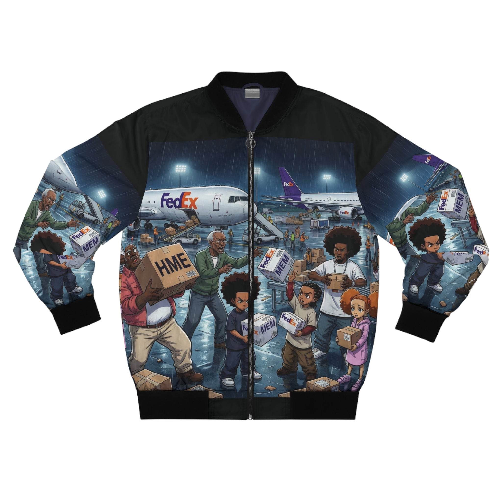 Boondocks x FedEx Crossover Bomber Jacket