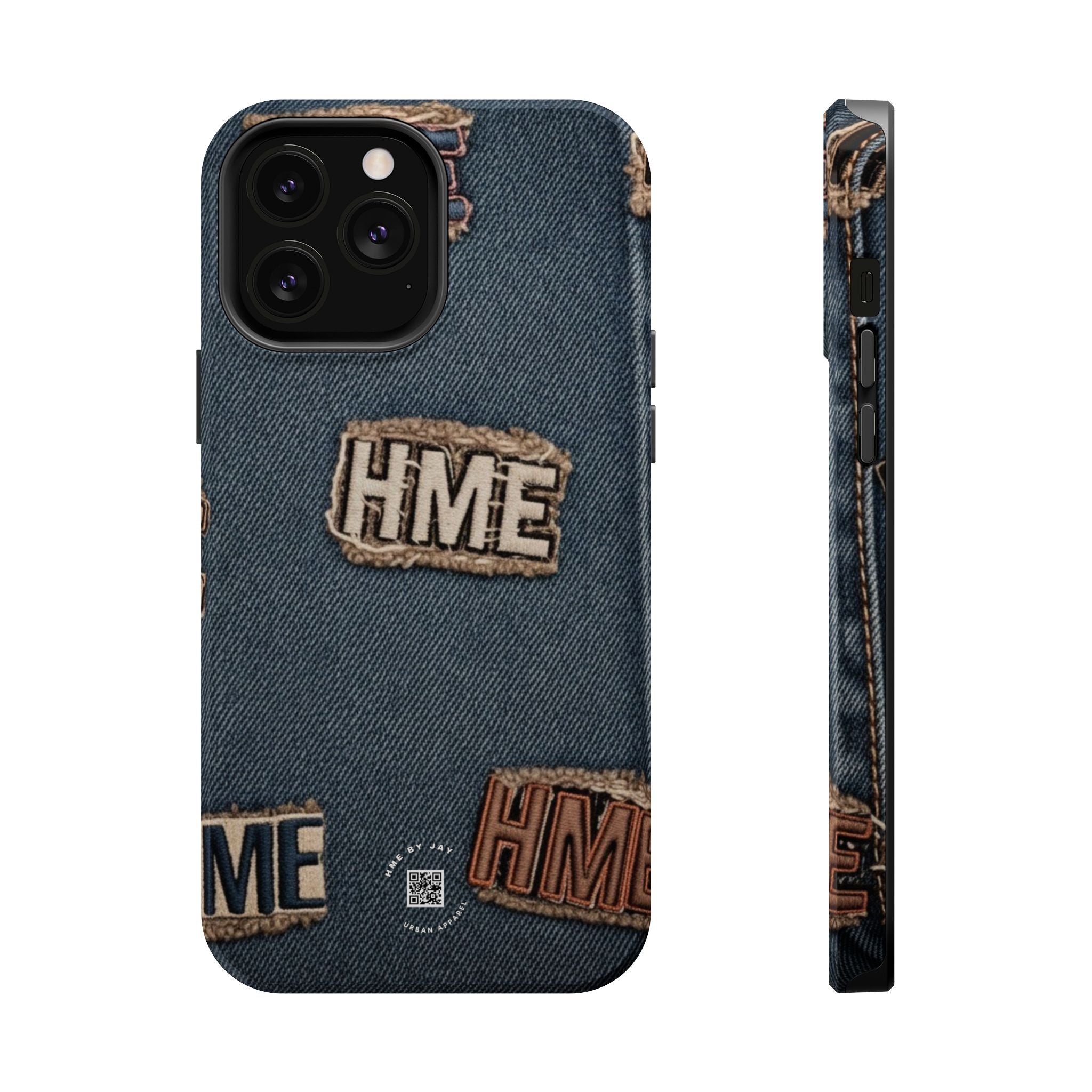 Denim HME Magnetic Impact-Resistant Case