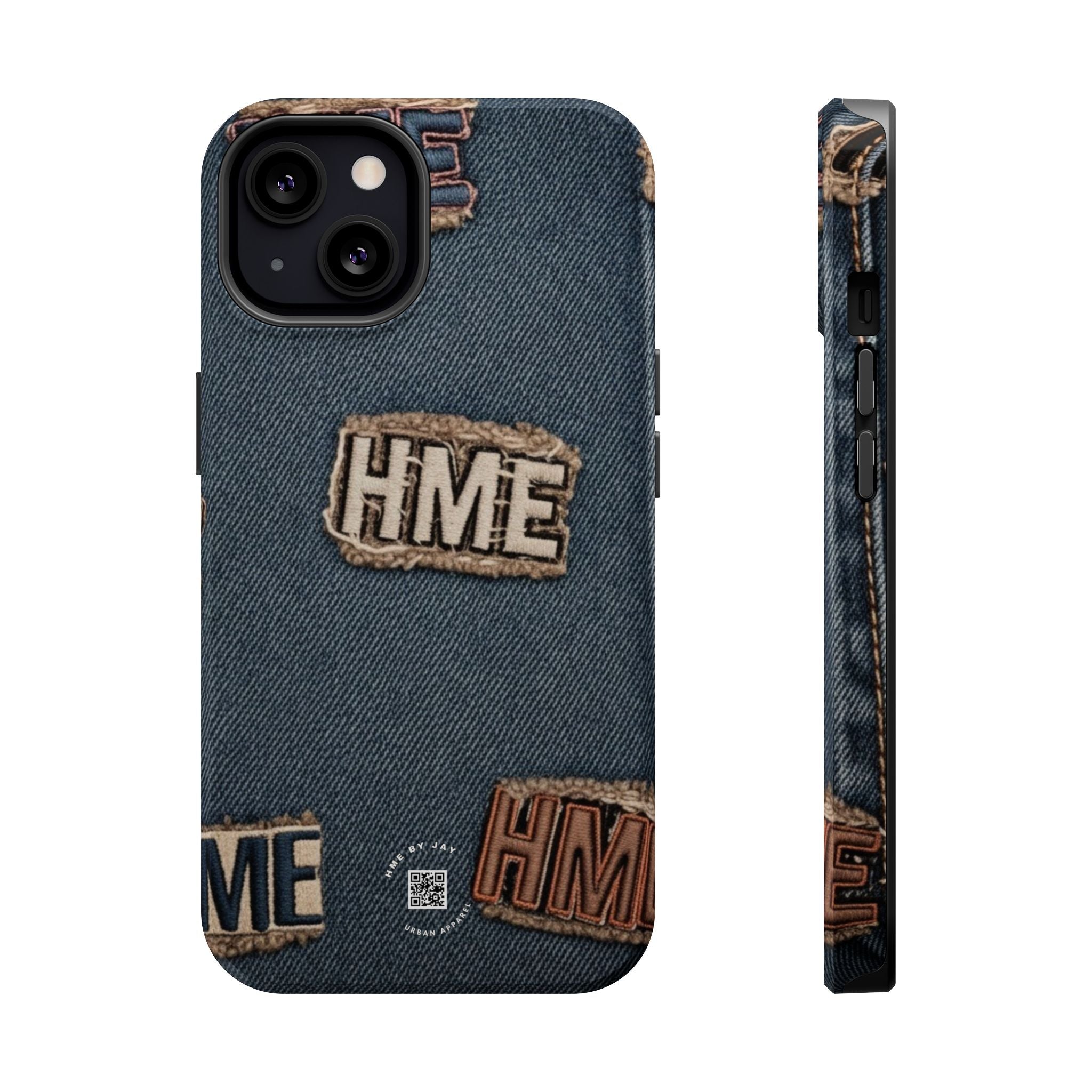 Denim HME Magnetic Impact-Resistant Case