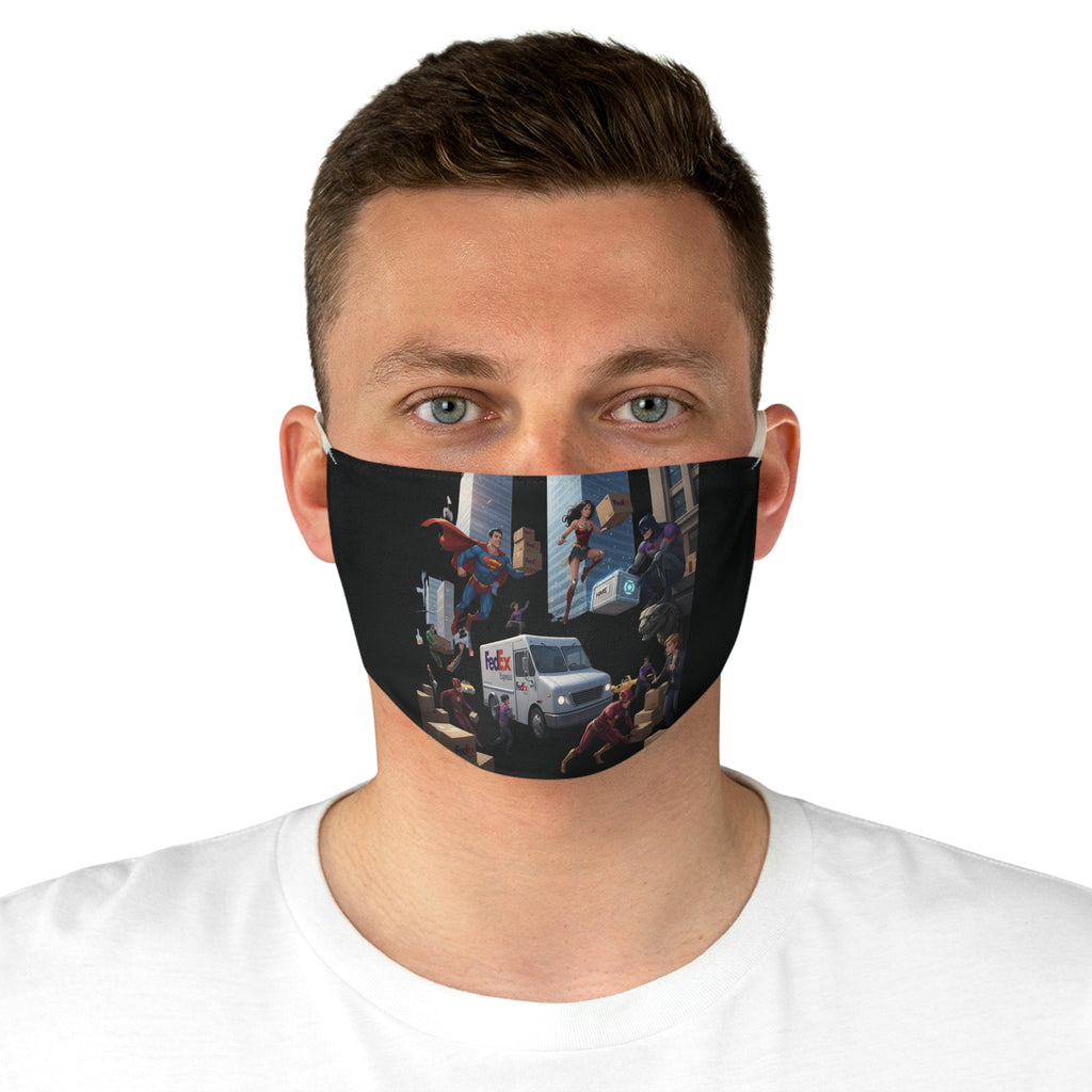 Face Mask - Justice League FedEx Express Delivery Design