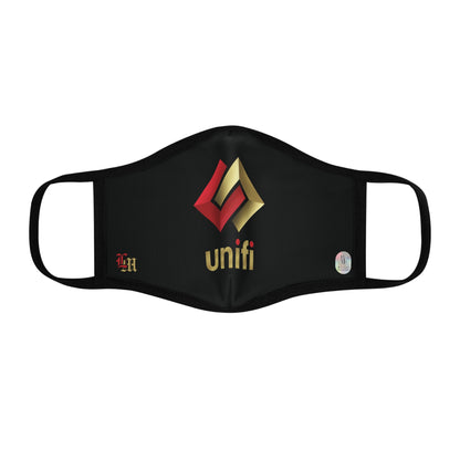 Unifi LM (Black) Fitted 2 layer Polyester Face Mask