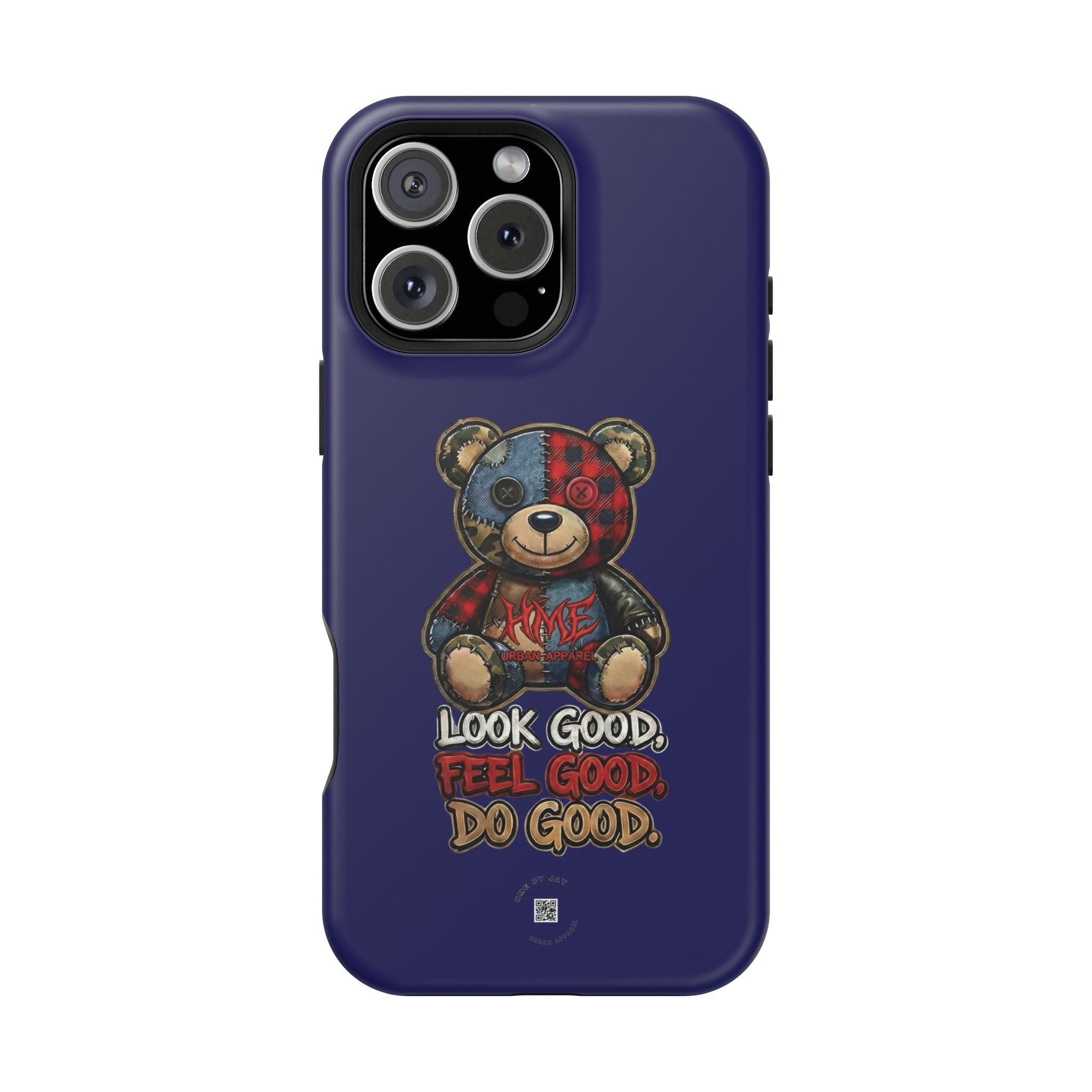Phone Case — "Look Good, Feel Good, Do Good" Teddy Magnetic Impact-Resistant Case