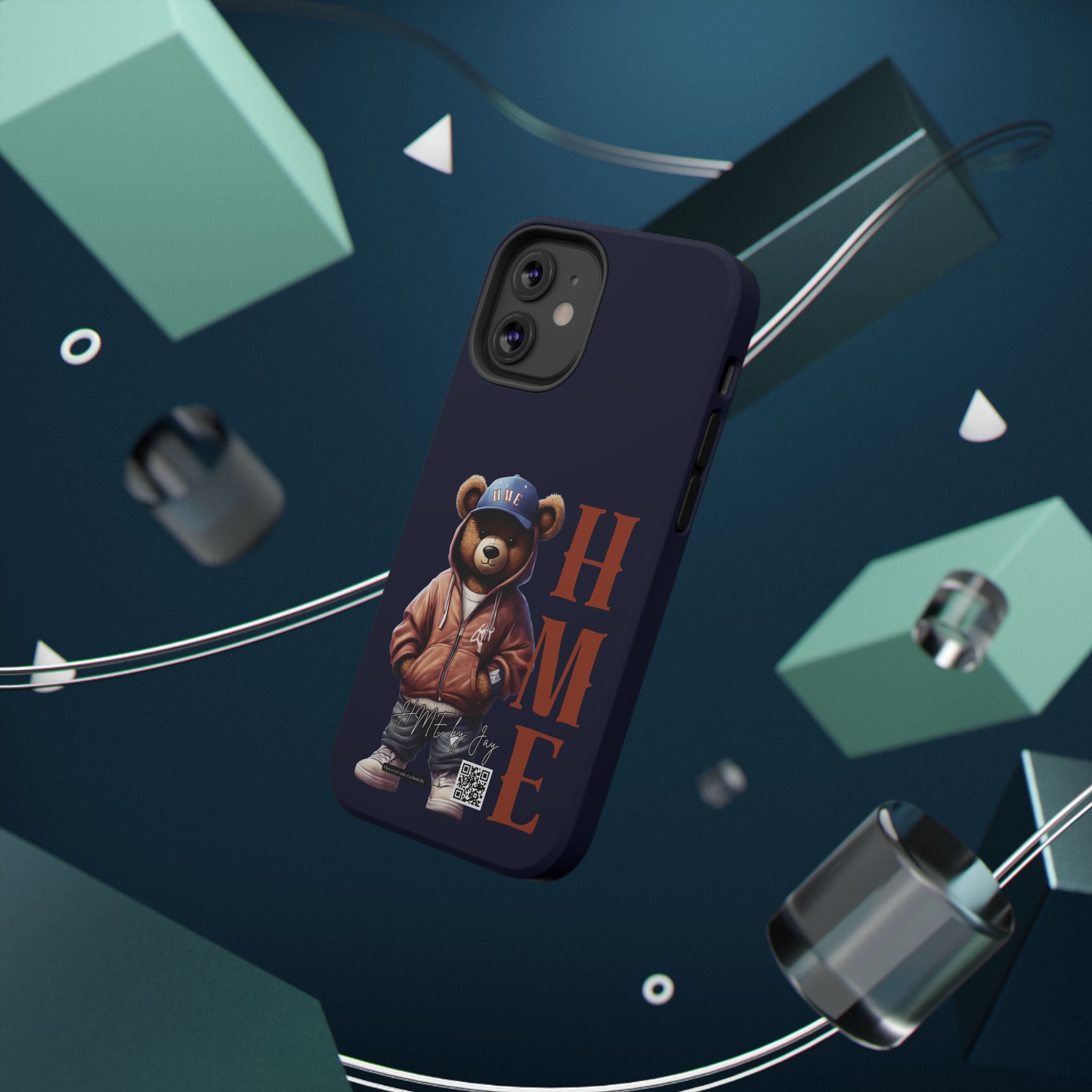 Phone Cases - HME Bear Logo Collection in Navy