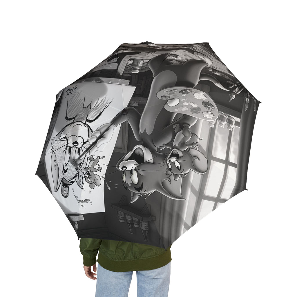Umbrella with Tom and Jerry Artistic Talents Design