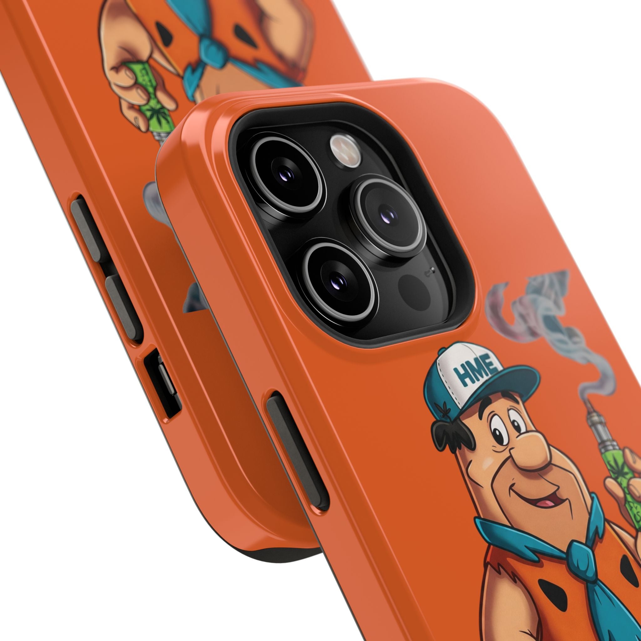 Phone Case - 420 Fred Flintstone with his THC Vape Pen Design