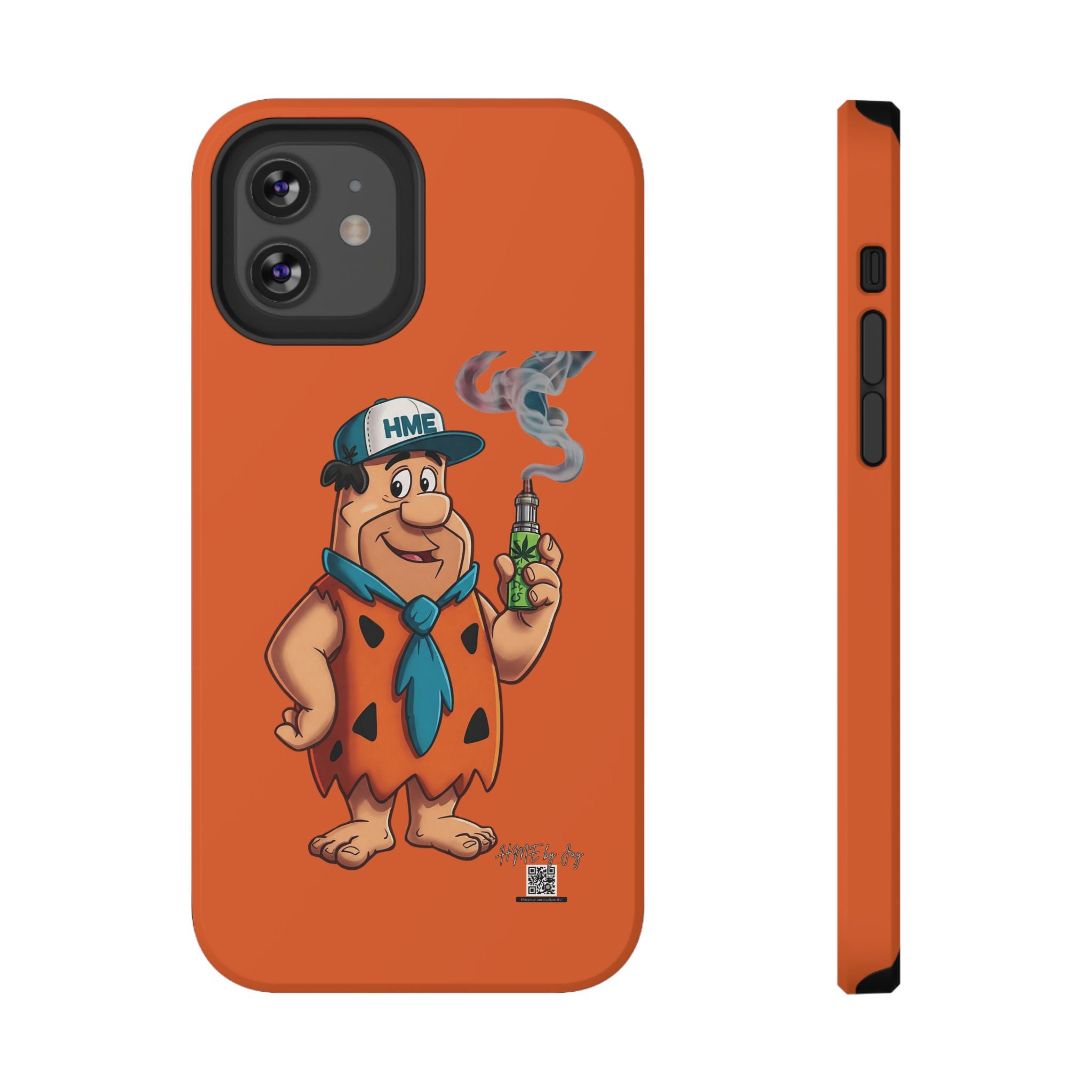Phone Case - 420 Fred Flintstone with his THC Vape Pen Design