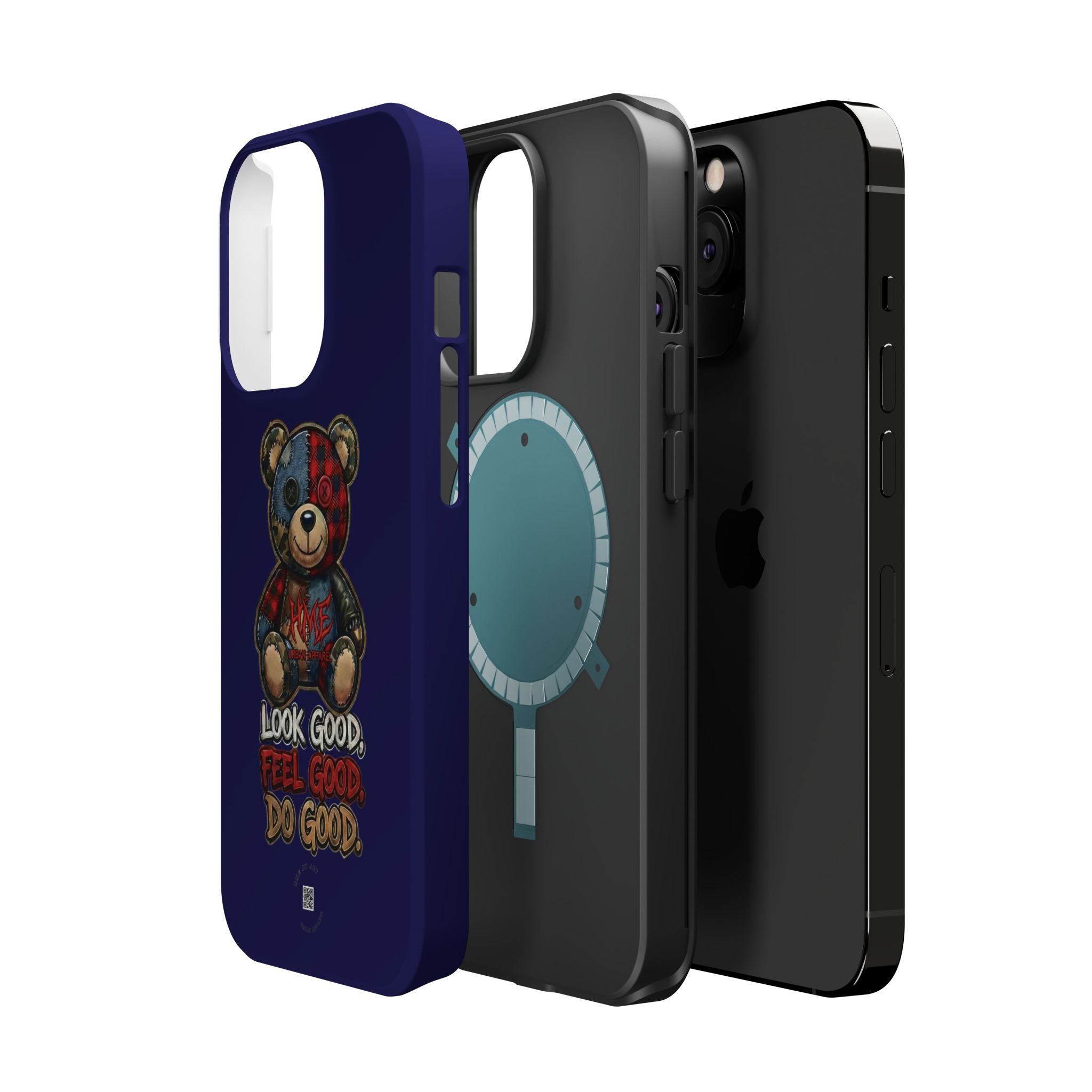 Phone Case — "Look Good, Feel Good, Do Good" Teddy Magnetic Impact-Resistant Case