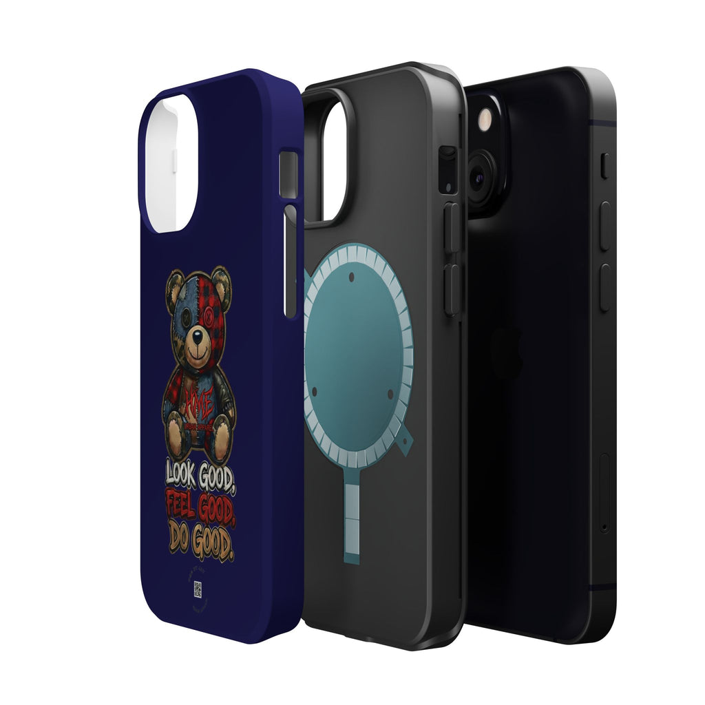 Phone Case — "Look Good, Feel Good, Do Good" Teddy Magnetic Impact-Resistant Case