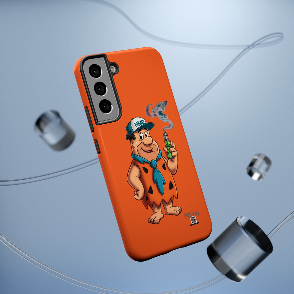 Phone Case - 420 Fred Flintstone with his THC Vape Pen Design